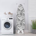 Zentangle Flower Pattern Print Ironing Board Cover