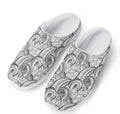 Zentangle Flower Pattern Print Mesh Casual Shoes