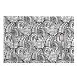 Zentangle Flower Pattern Print Placemat
