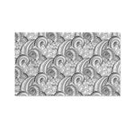 Zentangle Flower Pattern Print Polyester Flag