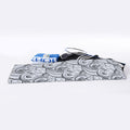 Zentangle Flower Pattern Print Sports Towel