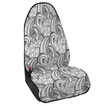 Zentangle Flower Pattern Print Waterproof Car Seat Cover