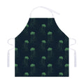Zentangle Jellyfish Pattern Print Adjustable Apron