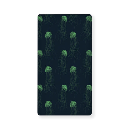 Zentangle Jellyfish Pattern Print Baby Crib Sheet