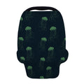 Zentangle Jellyfish Pattern Print Baby Seat Cover