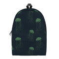 Zentangle Jellyfish Pattern Print School Backpack
