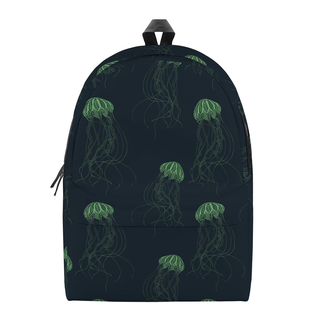 Zentangle Jellyfish Pattern Print Backpack