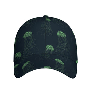 Zentangle Jellyfish Pattern Print Baseball Cap