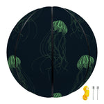 Zentangle Jellyfish Pattern Print Basketball