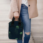 Zentangle Jellyfish Pattern Print Bible Tote Bag