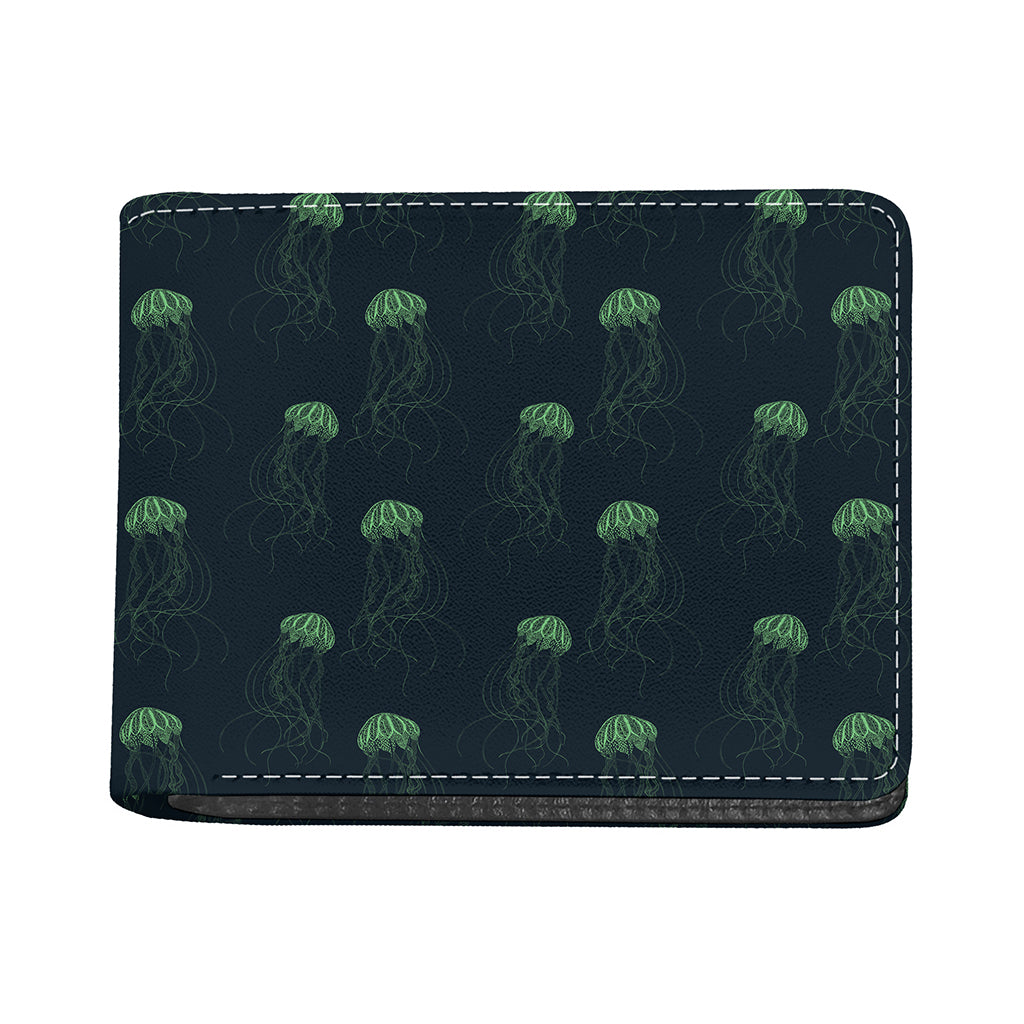 Zentangle Jellyfish Pattern Print Bifold Wallet