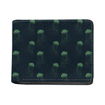 Zentangle Jellyfish Pattern Print Bifold Wallet