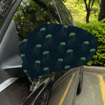 Zentangle Jellyfish Pattern Print Car Side Mirror Covers