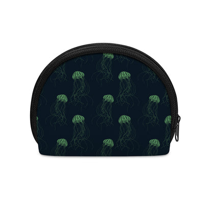 Zentangle Jellyfish Pattern Print Coin Purse