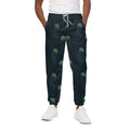Zentangle Jellyfish Pattern Print Cotton Sweatpants