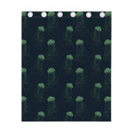 Zentangle Jellyfish Pattern Print Curtain