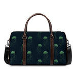 Zentangle Jellyfish Pattern Print Duffle Bag