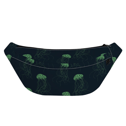 Zentangle Jellyfish Pattern Print Fanny Pack