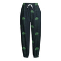 Zentangle Jellyfish Pattern Print Fleece Lined Knit Pants