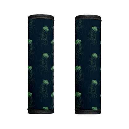 Zentangle Jellyfish Pattern Print Handle Covers