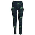 Zentangle Jellyfish Pattern Print High-Waisted Pocket Leggings