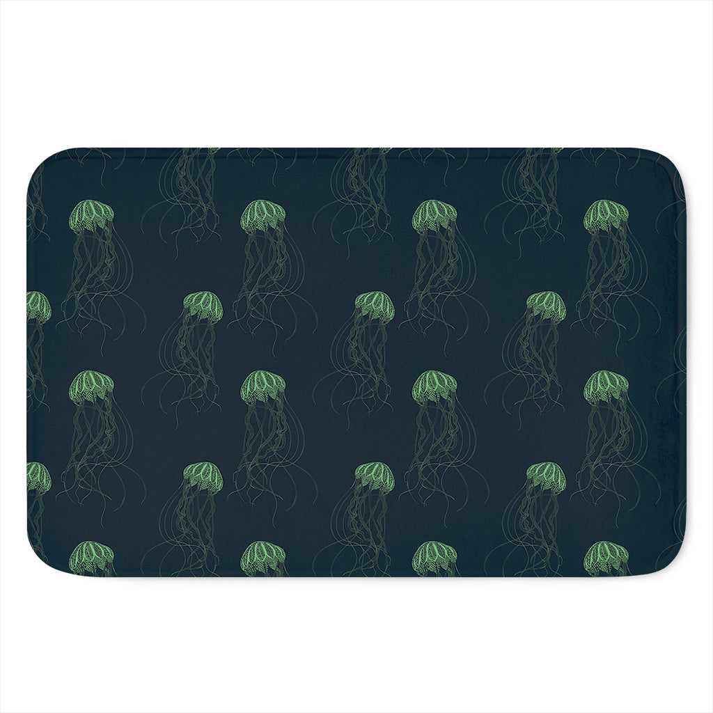 Zentangle Jellyfish Pattern Print Indoor Door Mat