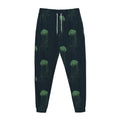 Zentangle Jellyfish Pattern Print Jogger Pants