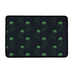 Zentangle Jellyfish Pattern Print Kitchen Mat