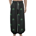 Zentangle Jellyfish Pattern Print Lantern Pants