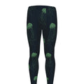 Zentangle Jellyfish Pattern Print Men's Leggings
