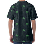 Zentangle Jellyfish Pattern Print Men's Velvet T-Shirt