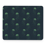 Zentangle Jellyfish Pattern Print Mouse Pad