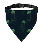Zentangle Jellyfish Pattern Print Over The Collar Dog Bandana