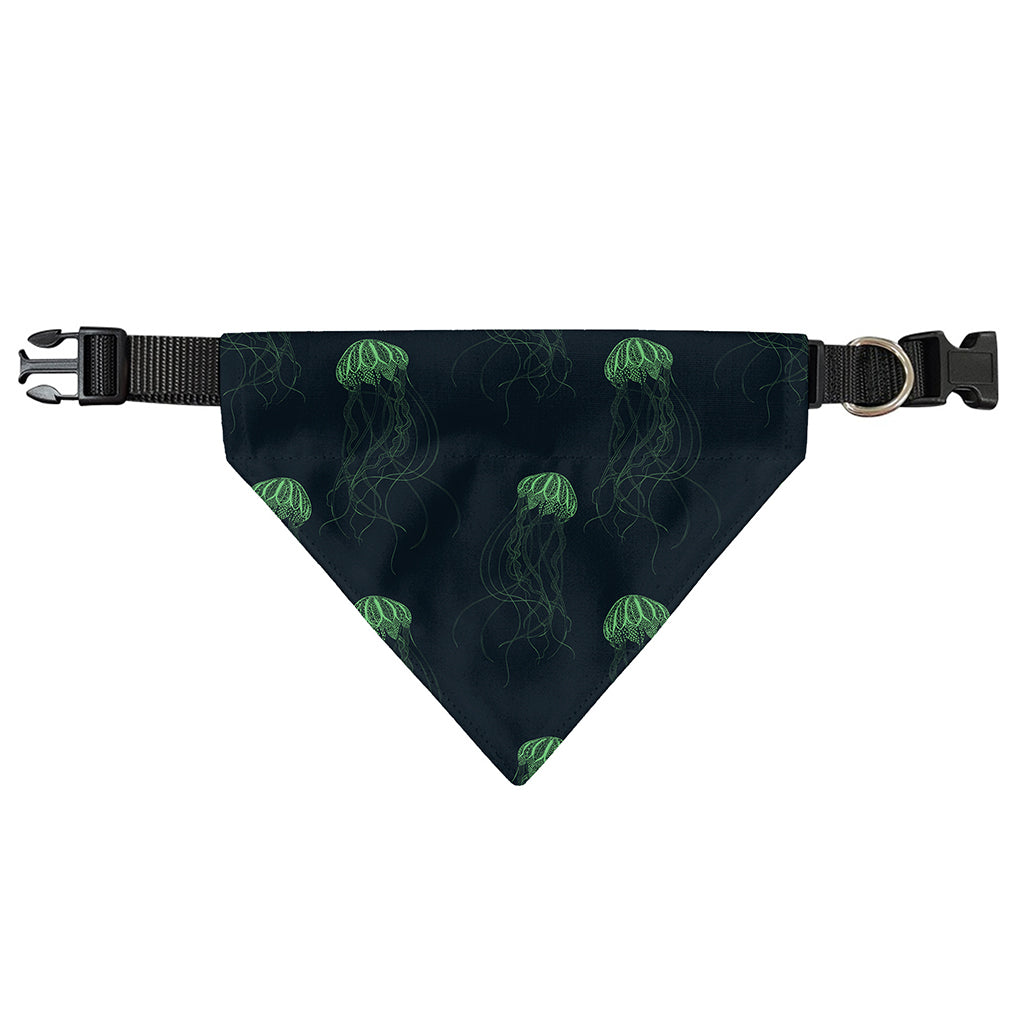 Zentangle Jellyfish Pattern Print Over The Collar Dog Bandana