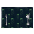 Zentangle Jellyfish Pattern Print Placemat