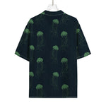 Zentangle Jellyfish Pattern Print Rayon Hawaiian Shirt