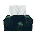 Zentangle Jellyfish Pattern Print Rectangle Tissue Box Cover