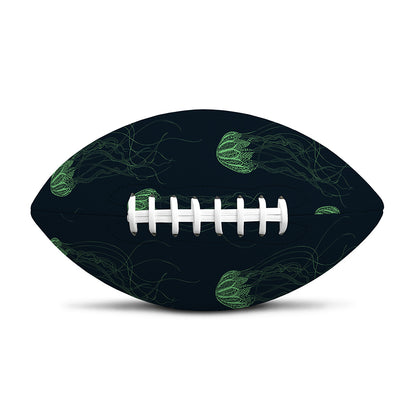 Zentangle Jellyfish Pattern Print Rugby Ball
