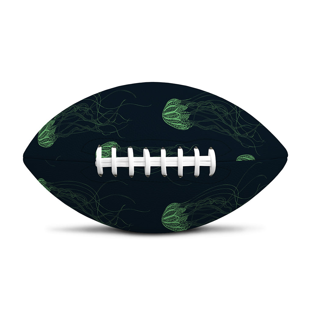 Zentangle Jellyfish Pattern Print Rugby Ball