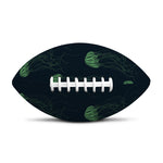 Zentangle Jellyfish Pattern Print Rugby Ball