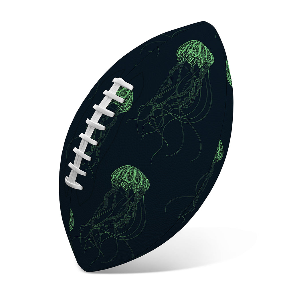 Zentangle Jellyfish Pattern Print Rugby Ball
