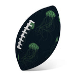 Zentangle Jellyfish Pattern Print Rugby Ball