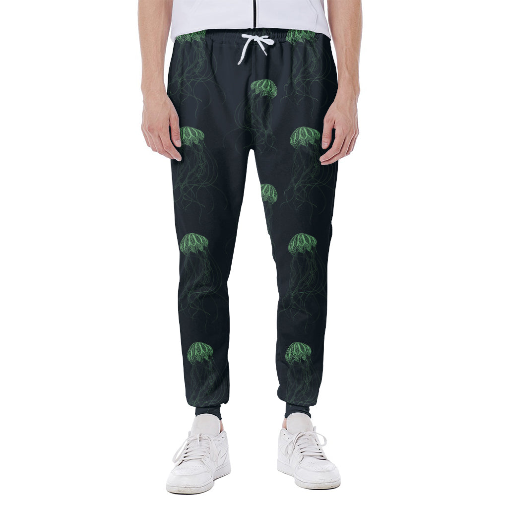 Zentangle Jellyfish Pattern Print Scuba Joggers
