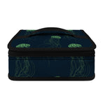 Zentangle Jellyfish Pattern Print Small Lunch Bag