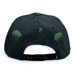 Zentangle Jellyfish Pattern Print Snapback Cap