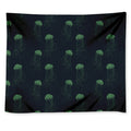 Zentangle Jellyfish Pattern Print Tapestry