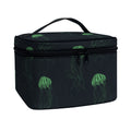 Zentangle Jellyfish Pattern Print Travel Makeup Bag