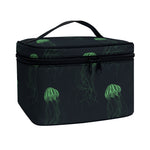 Zentangle Jellyfish Pattern Print Travel Makeup Bag
