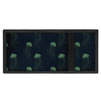 Zentangle Jellyfish Pattern Print Trifold Wallet