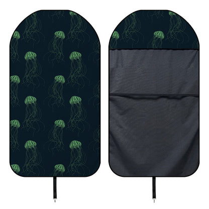 Zentangle Jellyfish Pattern Print Waterproof Car Seat Cover